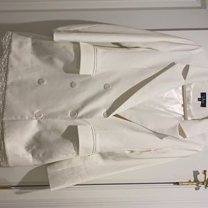 white Blazer dress